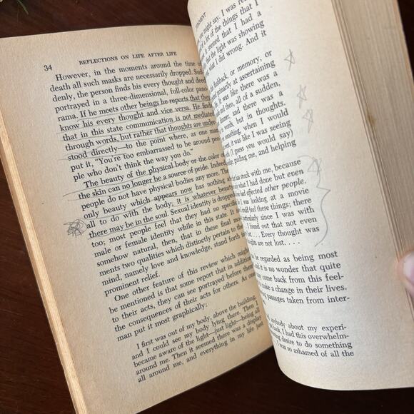 Reflection On Life After Life Paperback 1977 First Edition Raymond A Moody - Picture 5 of 5